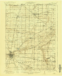 Bucyrus 1915 topographic map thumbnail