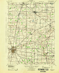 Bucyrus 1943 topographic map thumbnail