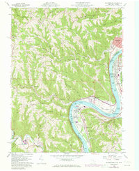 Businessburg 1960 topographic map thumbnail