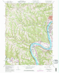 Businessburg 1960 topographic map thumbnail