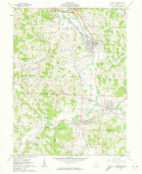 Byesville 1961 topographic map preview