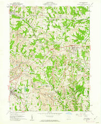 Cadiz 1960 topographic map preview