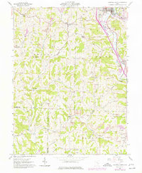 Caldwell South 1961 topographic map thumbnail
