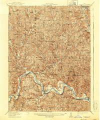 Caldwell topographic map thumbnail
