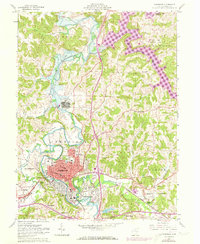 Cambridge 1962 topographic map thumbnail