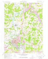Cambridge 1962 topographic map preview