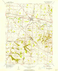 Canal Winchester 1955 topographic map thumbnail