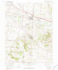 Canal Winchester 1966 topographic map thumbnail