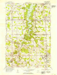 Canfield 1952 topographic map thumbnail
