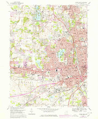 Canton West 1967 topographic map thumbnail