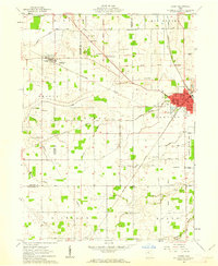 Carey 1961 topographic map thumbnail