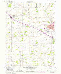 Carey 1961 topographic map preview