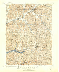 Carrollton 1910 topographic map thumbnail