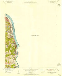 Catlettsburg 1953 topographic map thumbnail