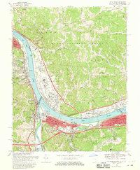 Catlettsburg topographic map thumbnail