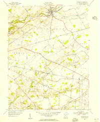 Cedarville 1955 topographic map thumbnail