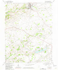 Cedarville 1968 topographic map thumbnail