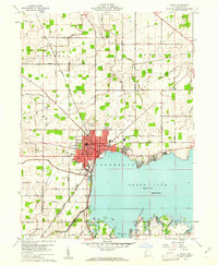 Celina 1960 topographic map thumbnail