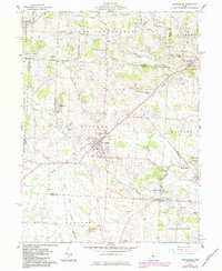 Centerburg 1961 topographic map thumbnail