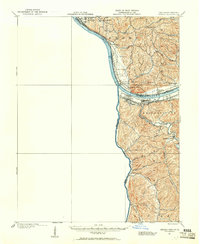 Ceredo 1901 topographic map thumbnail