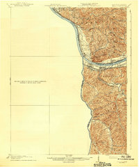 Ceredo topographic map thumbnail