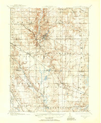 Chagrin Falls 1906 topographic map thumbnail