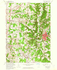 Chagrin Falls 1963 topographic map thumbnail
