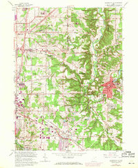 Chagrin Falls 1963 topographic map thumbnail