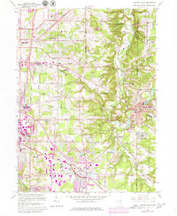 Chagrin Falls 1963 topographic map thumbnail