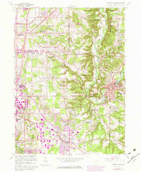 Chagrin Falls 1963 topographic map thumbnail