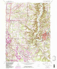 Chagrin Falls 1963 topographic map thumbnail