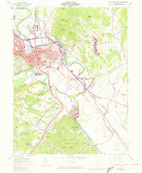 Chillicothe East 1961 topographic map thumbnail