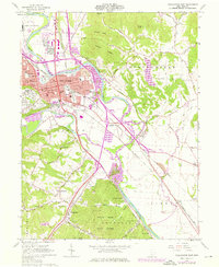 Chillicothe East 1961 topographic map thumbnail