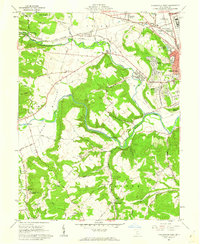 Chillicothe West 1961 topographic map thumbnail