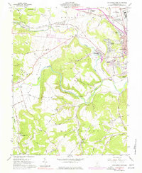 Chillicothe West 1961 topographic map thumbnail