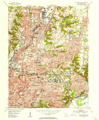 Cincinnati East 1953 topographic map thumbnail
