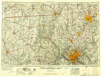 Cincinnati 1957 topographic map thumbnail