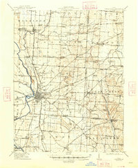 Circleville 1914 topographic map preview