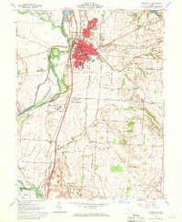 Circleville 1961 topographic map thumbnail