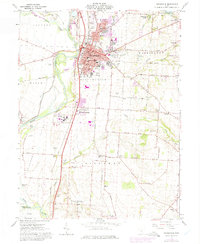 Circleville 1961 topographic map preview