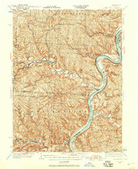Clarington 1935 topographic map thumbnail