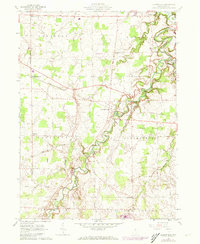 Clarksfield 1960 topographic map thumbnail