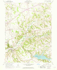 Clarksville 1960 topographic map thumbnail