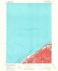 Cleveland North 1963 topographic map thumbnail