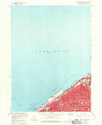 Cleveland North 1963 topographic map thumbnail