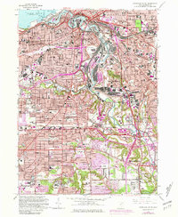 Cleveland South 1963 topographic map thumbnail
