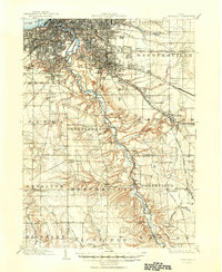 Cleveland 1903 topographic map thumbnail