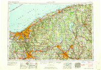Cleveland topographic map thumbnail