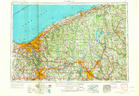 Cleveland 1956 topographic map thumbnail