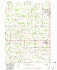 Coldwater 1961 topographic map thumbnail